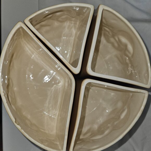 Vintage ARNELS Ceramic Mushroom Divided 6 pc. Canister Set, Rare Collectib - Picture 2 of 16